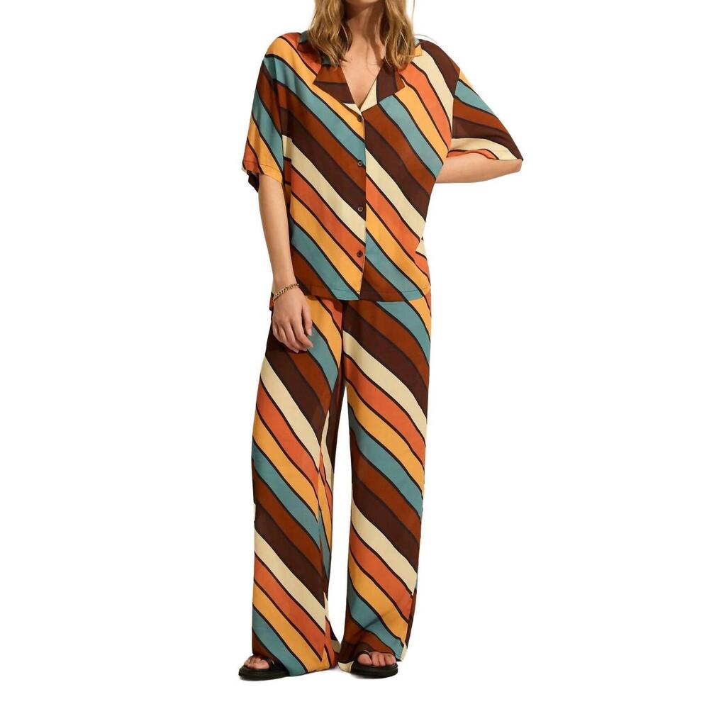 NEW AUGUSTE THE LABEL cicely stripe martha pant in multi
